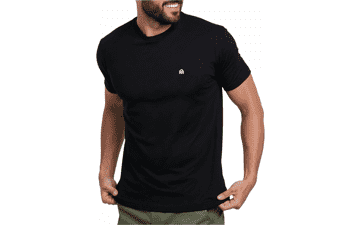 Mens Soft Cotton Crew Neck Athletic Fit T-Shirt
