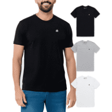 Mens Soft Cotton Crew Neck Athletic T-Shirt