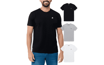 Mens Soft Cotton Crew Neck Athletic T-Shirt
