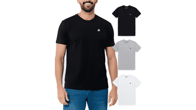 Mens Soft Cotton Crew Neck Athletic T-Shirt