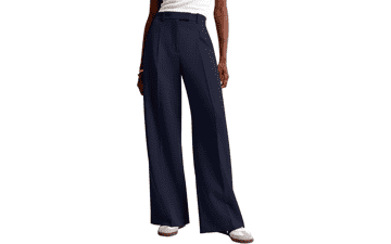 NIMIN Women Wide Leg High-Waisted Dress Pants