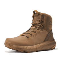 NORTIV 8" Military Tactical Boots – Lightweight, Zipper, All-Day Comfort