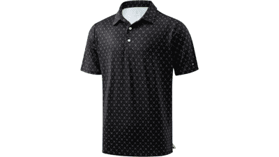 Obla Men's Golf Polo Shirt – Moisture Wicking, Lightweight