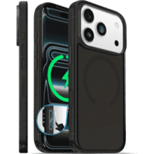 OtterBox Symmetry MagSafe Case for iPhone 17 Pro Max – Black Mist