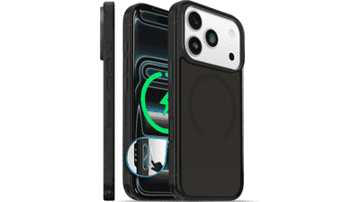 OtterBox Symmetry MagSafe Case for iPhone 17 Pro Max – Black Mist