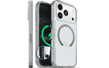 OtterBox iPhone 17 Pro Symmetry Slim MagSafe Case – Clear, 3X Drop Protection