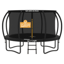 Outdoor Kids Trampoline with Net, 8-16FT, ASTM Compliant