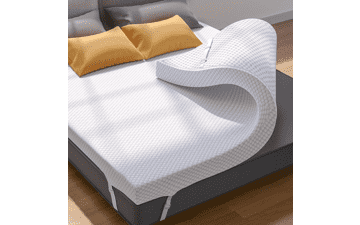 PERLECARE 3" Gel Memory Foam Mattress Topper