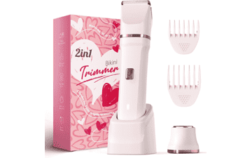 Risina 2-in-1 Bikini Trimmer – Waterproof Electric Razor for Women