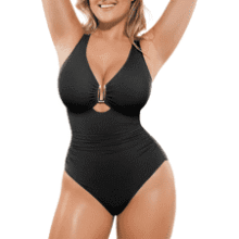SHAPELLX Tummy Control One-Piece Swimsuit