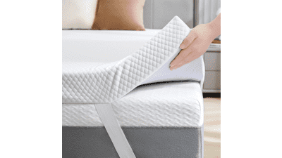 SINWEEK Twin XL Memory Foam Mattress Topper