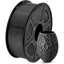 SUNLU 1kg Black PLA Filament 1.75mm