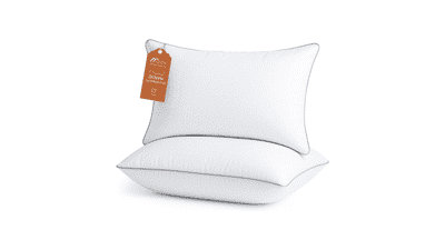 Sasttie Queen Size Firm Pillows Set of 2 – Hotel Quality, Oeko‑Tex Certified, Machine Washable