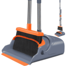 Self-Cleaning Broom & Dustpan Set for Pets