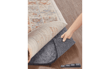 Veken 8x10 Non‑Slip Rug Pad with Felt & Silicone Backing