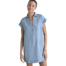 Vineyard Vines Margo Chambray Shirt Dress
