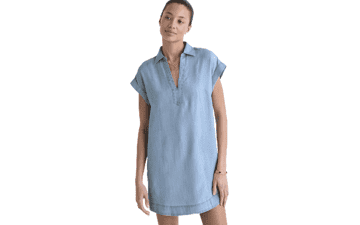 Vineyard Vines Margo Chambray Shirt Dress