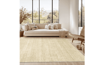 Washable 5x7 Non-Slip Brown Rug – Soft Low Pile, Foldable, Stain-Resistant