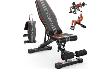 YOLEO Adjustable Weight Bench 827lbs Foldable Gym Bench