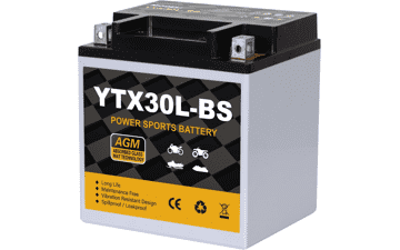 YTX30L-BS 12V 30Ah AGM Motorcycle Battery