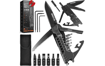 17 in 1 Multitool Knife for Camping