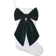 19" Velvet Christmas Stocking