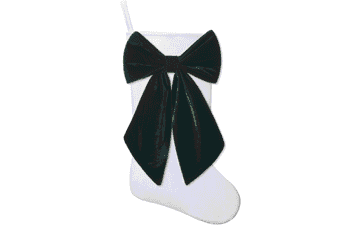 19" Velvet Christmas Stocking