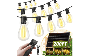 200FT Solar String Lights Outdoor