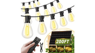 200FT Solar String Lights Outdoor