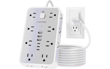20FT Surge Protector Power Strip