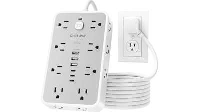 20FT Surge Protector Power Strip