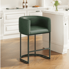 26" H Counter Height Bar Stool with Backrest