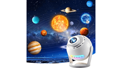 3D Galaxy Star Projector with Bluetooth Speaker
