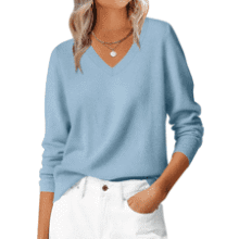 ANRABESS Women's Fall Long Sleeve Sweater