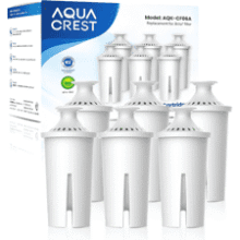 AQUA CREST Brita Water Filter Replacement, 6 Pack