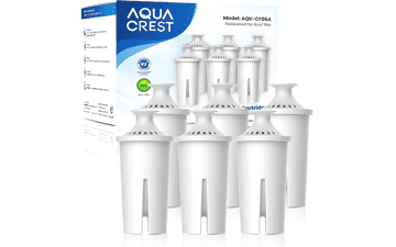 AQUA CREST Brita Water Filter Replacement, 6 Pack