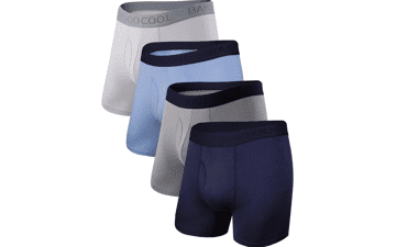 BAMBOO COOL Mens Boxer Briefs Multi-pack