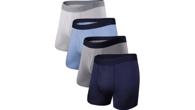 BAMBOO COOL Mens Boxer Briefs Multi-pack