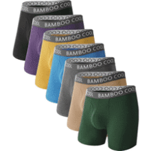 BAMBOO COOL Men's Boxer Briefs Pack
