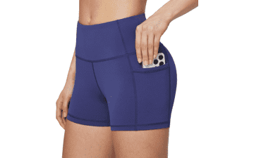 Baleaf Women's High Waist Biker Shorts