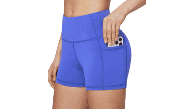 Baleaf Women's High Waist Biker Shorts