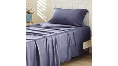 Bedsure PureWoven Bamboo Twin Bed Sheets