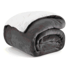 Bedsure Sherpa Fleece Throw Blanket