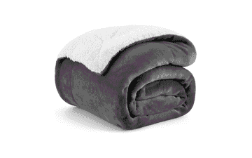 Bedsure Sherpa Fleece Throw Blanket