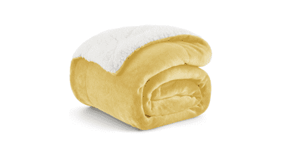Bedsure Sherpa Fleece Throw Blanket