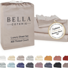 Bella Coterie Luxury Bamboo Twin Sheet Set