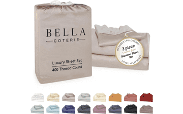Bella Coterie Luxury Bamboo Twin Sheet Set