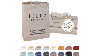Bella Coterie Luxury Bamboo Twin Sheet Set