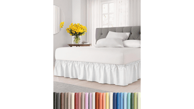 CGK Linens Wrap Around Bed Skirt