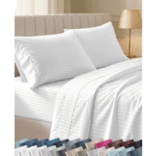 California Design Den Cotton Sateen Twin Sheets Set